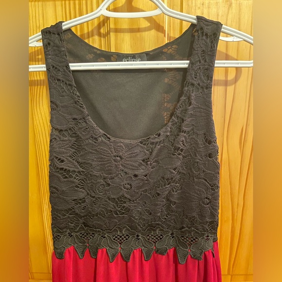 Eclipse burgundy/black Womens Small dress - Picture 2 of 5